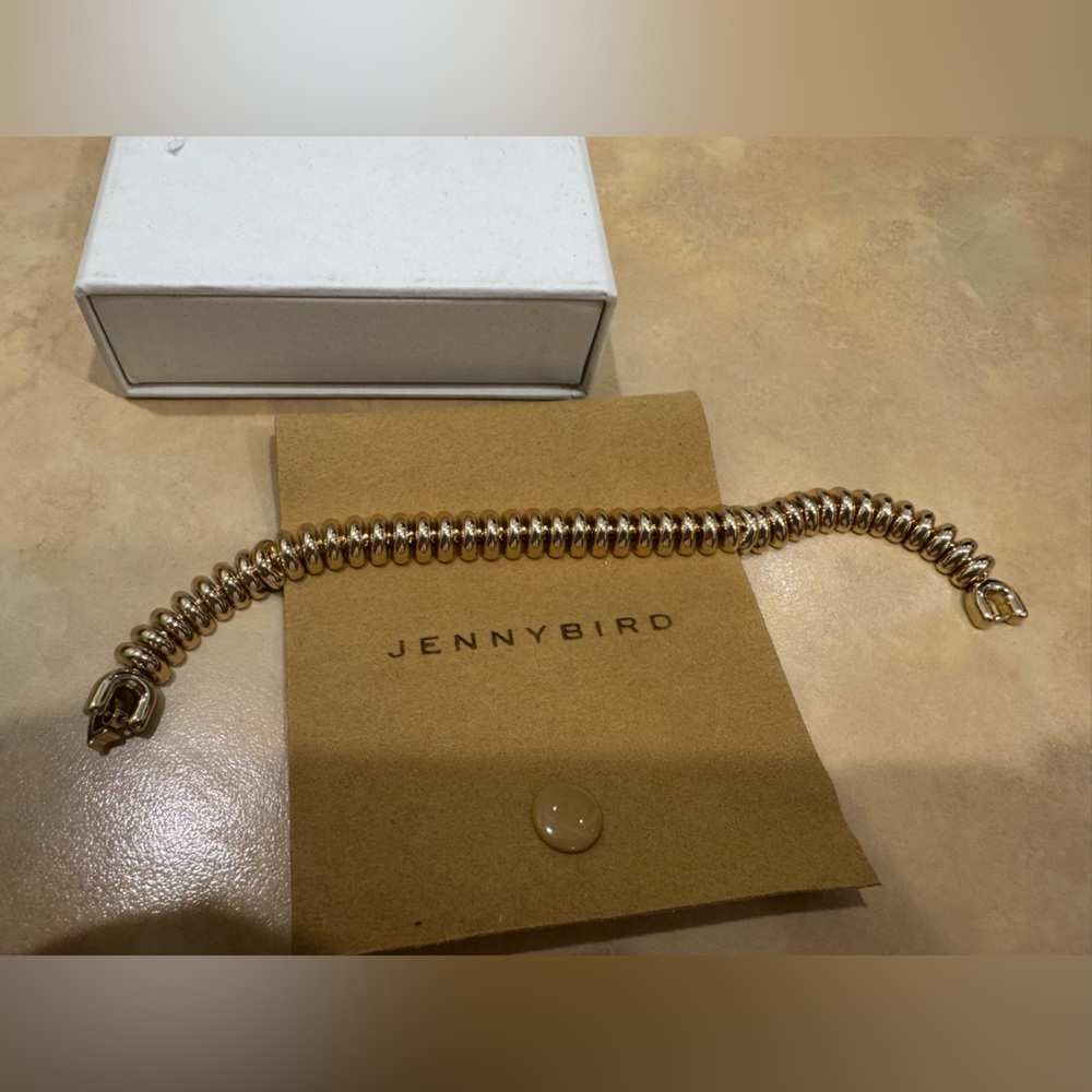 Jenny Bird Gold Spiral Bracelet